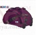 OkaeYa 2 Wheel Cabin Size Travel Duffle With Trolley (PURPLE)